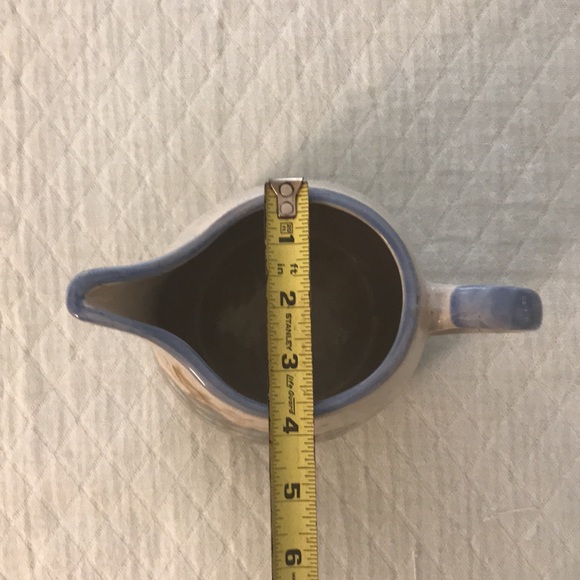 Vintage Louisville Stoneware Co. Pottery Pitcher Grapes & Vines Handle - Picture 12 of 15